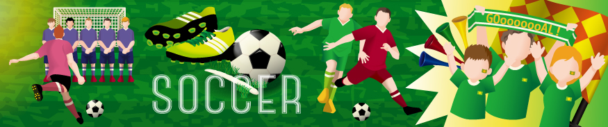 サッカーのイラスト
